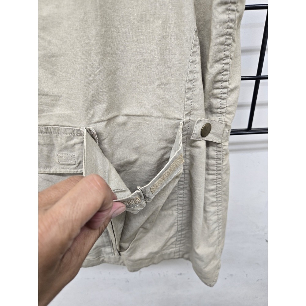 Royal Robbins Men's Large‎ Khaki Utility Vest Outdoor Travel Hunting Zip Up - Picture 9 of 16